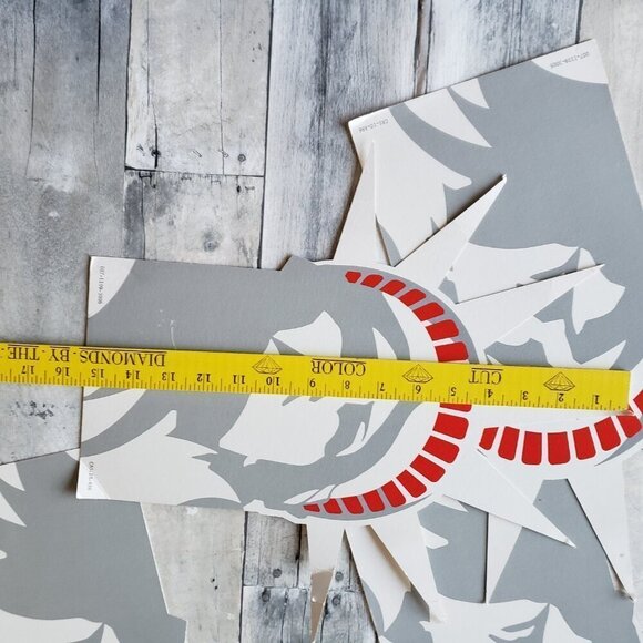 Lot of 7 Paper Statue of Liberty Double Sided Images Decorations - Picture 2 of 2